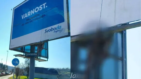 Uznemirujući prizori u susjedstvu, mrtav pas obje&scaron;en na plakatu: 'Prestravljeni smo'
