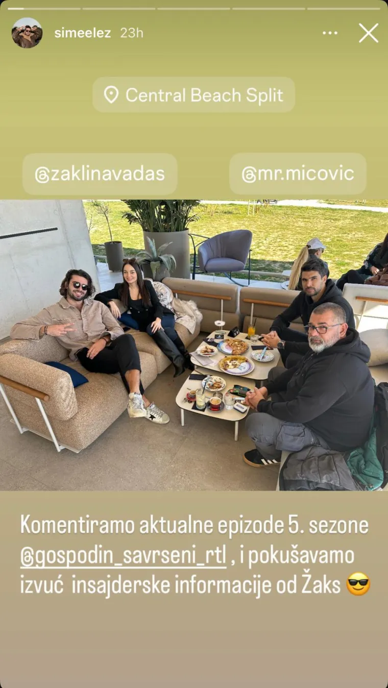 Uživaju na suncu: S kojom to mladom damom &Scaron;ime u sredi&scaron;tu Splita ispija kavu?