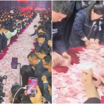 Totalna ludnica na večeri, &scaron;ef pred radnike istresao 9 milijuna dolara! Snimka je postala viralna