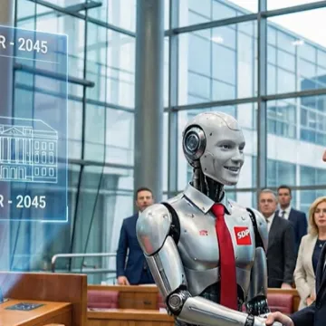 &Scaron;ok u parlamentu: Robot SDP-a pre&scaron;ao u HDZ, s premijerom oti&scaron;ao na ulje
