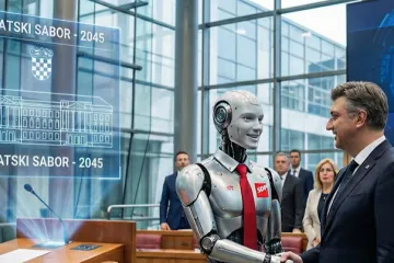 &Scaron;ok u parlamentu: Robot SDP-a pre&scaron;ao u HDZ, s premijerom oti&scaron;ao na ulje