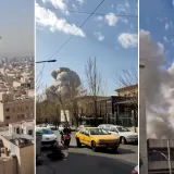 Prve snimke brutalnog udara na Iran: Gusti dim iznad glavnog grada, Trump potvrdio napad