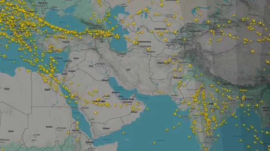 Ovo je nebo iznad Bliskog istoka, tu ne lete vi&scaron;e avioni, samo ubojite rakete