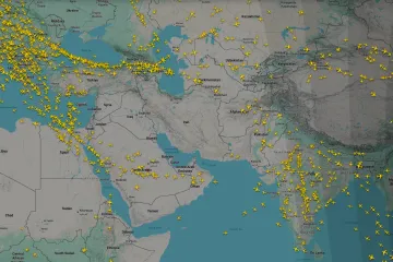 Ovo je nebo iznad Bliskog istoka, tu ne lete vi&scaron;e avioni, samo ubojite rakete