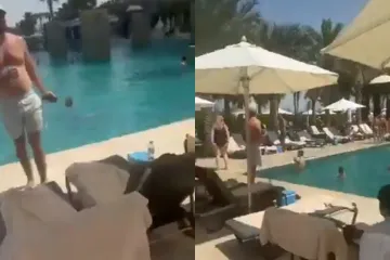 Rakete paraju nebo, oni se sunčaju i smiju: Viralna snimka napada na Iran zbunila dru&scaron;tvene mreže