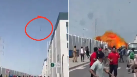 &Scaron;iri se jeziva snimka: Ljudi panično bježe od iranskih projektila u Katru