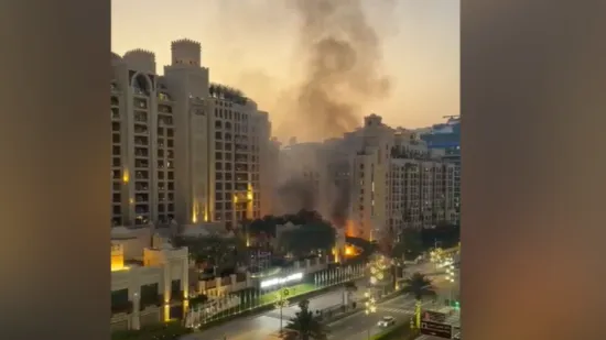 Požar kod luksuznog hotela nakon iranskog raketnog napada: Najmanje četvero ozlijeđenih