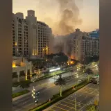 Požar kod luksuznog hotela nakon iranskog raketnog napada: Najmanje četvero ozlijeđenih