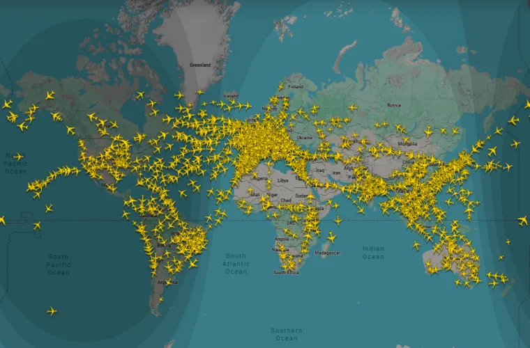Prizori koje nismo vidjeli od COVID-a! Fotografija Flightradara sve pokazuje