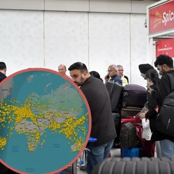 Prizori koje nismo vidjeli od COVID-a! Fotografija Flightradara sve pokazuje