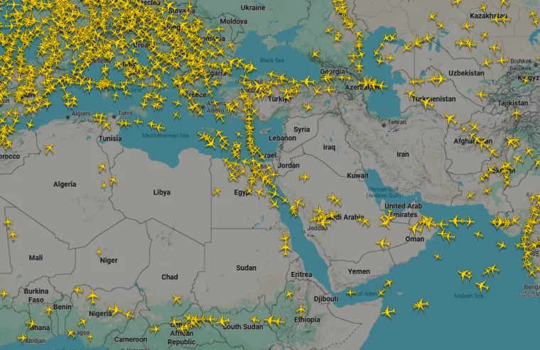 Prizori koje nismo vidjeli od COVID-a! Fotografija Flightradara sve pokazuje