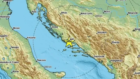 Potresi noćas ljuljali jug Hrvatske i uznemirili Dalmatince: 'Svi ćemo izginit'