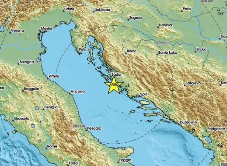 Potresi noćas ljuljali jug Hrvatske i uznemirili Dalmatince: 'Svi ćemo izginit'