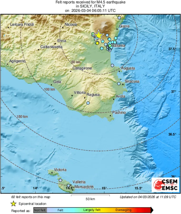 Serija potresa zatresla susjede: Najjači bio 4,5 po Richteru, gradonačelnik naredio zatvaranje &scaron;kola