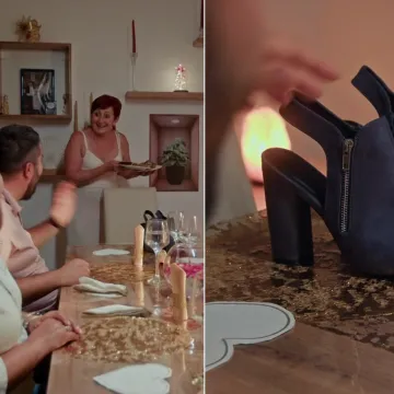 Ovo se jo&scaron; nije dogodilo u 'Večeri za 5'! Domaćica Mirjana na poklon od gosta dobila - &scaron;tikle