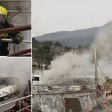 Vatrogasci nakon neprospavane noći uspjeli obraniti luku kod Splita: 'U&scaron;li smo u srce broda'