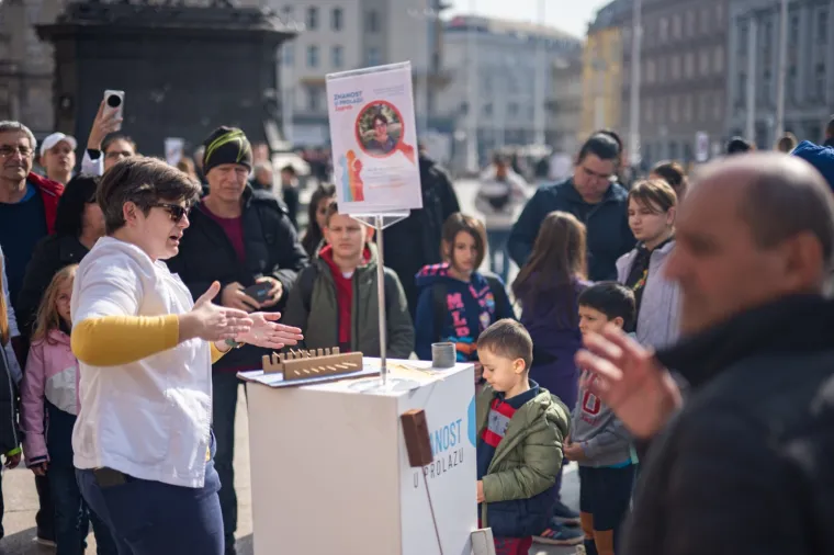 Riva i Jelačićev trg postaju velike učionice: znanstvenice otkrivaju tajne čokolade, AI-ja i medicine