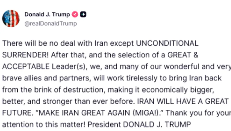 Teheran odgovorio Trumpu: 'Nije svjestan kakvu je katastrofu navukao na sebe'