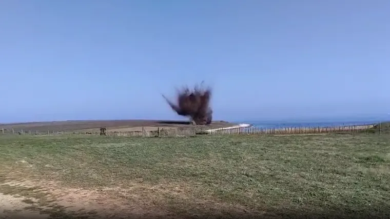 Pogledajte kako je uni&scaron;tena bomba te&scaron;ka 250 kilograma u Istri: Policija objavila detalje