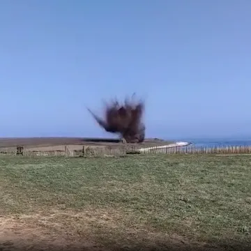 Pogledajte kako je uni&scaron;tena bomba te&scaron;ka 250 kilograma u Istri: Policija objavila detalje