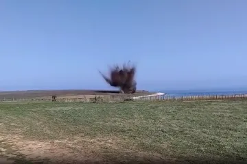 Pogledajte kako je uni&scaron;tena bomba te&scaron;ka 250 kilograma u Istri: Policija objavila detalje