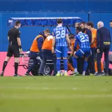 Grozne scene na Maksimiru: Te&scaron;ka ozljeda igrača Varaždina, suigrači se hvatali za glavu