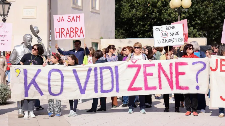 Mar&scaron; za prava žena u Splitu: 'Bilo kuda otpor svuda!'