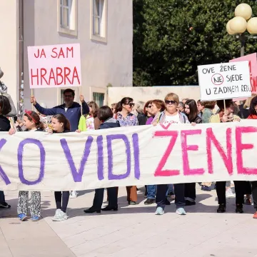 Mar&scaron; za prava žena u Splitu: 'Bilo kuda otpor svuda!'