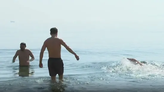 Temperature mora iznad prosjeka, prvi kupači oku&scaron;ali sreću: 'Htio sam jo&scaron; u pro&scaron;lom mjesecu'