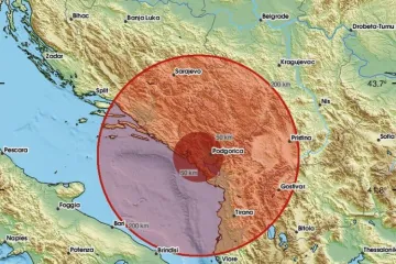Potres u Crnoj Gori, osjetio se i u Hrvatskoj: 'Drmalo je dobro'