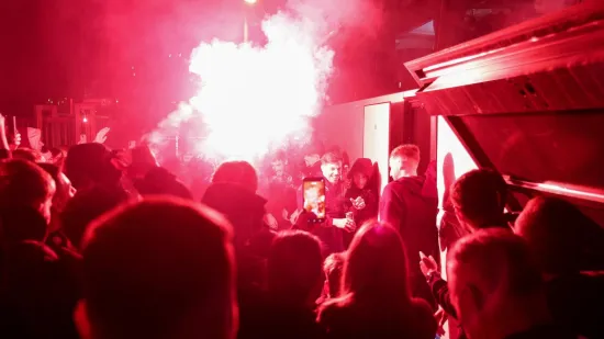 Simpatizeri Dinama dočekali igrače nakon velike pobjede na Poljudu