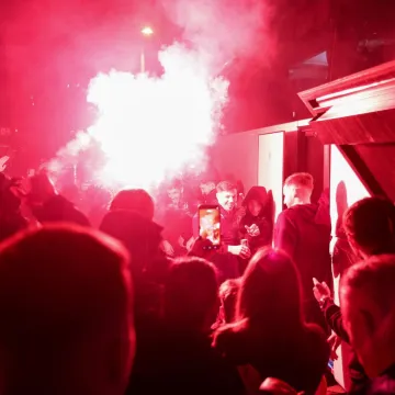 Simpatizeri Dinama dočekali igrače nakon velike pobjede na Poljudu