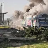 Stra&scaron;ni prizori na istoku Hrvatske, buktinja gutala putnički vlak: Doznajemo detalje