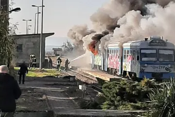 Otkriven uzrok požara vlaka u Slavoniji: Unutra&scaron;njost u potpunosti izgorjela