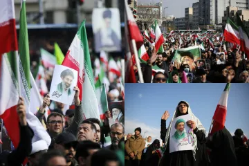 Iranci sa zastavama i portretima iza&scaron;li podržati novog vrhovnog vođu: Pogledajte prizore iz glavnog grada