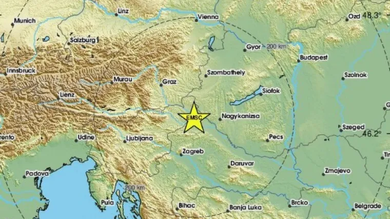 Potres noćas probudio sjever Hrvatske: 'Čuo se udar u krov kao eksplozija'