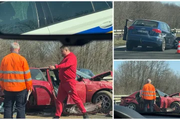 Stravični prizori na A1! Demolirani auti, rasuta prtljaga: 'Žena je stajala pored i plakala'