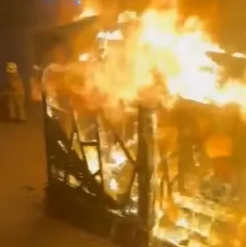 Požar progutao popularni klub u Virovitici: Objavili snimke buktinje