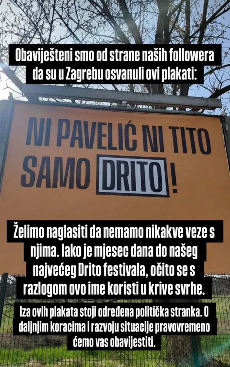 Organizatori poznatog festivala ljuti zbog plakata Selak Raspudić: 'Nemamo veze s tim!'