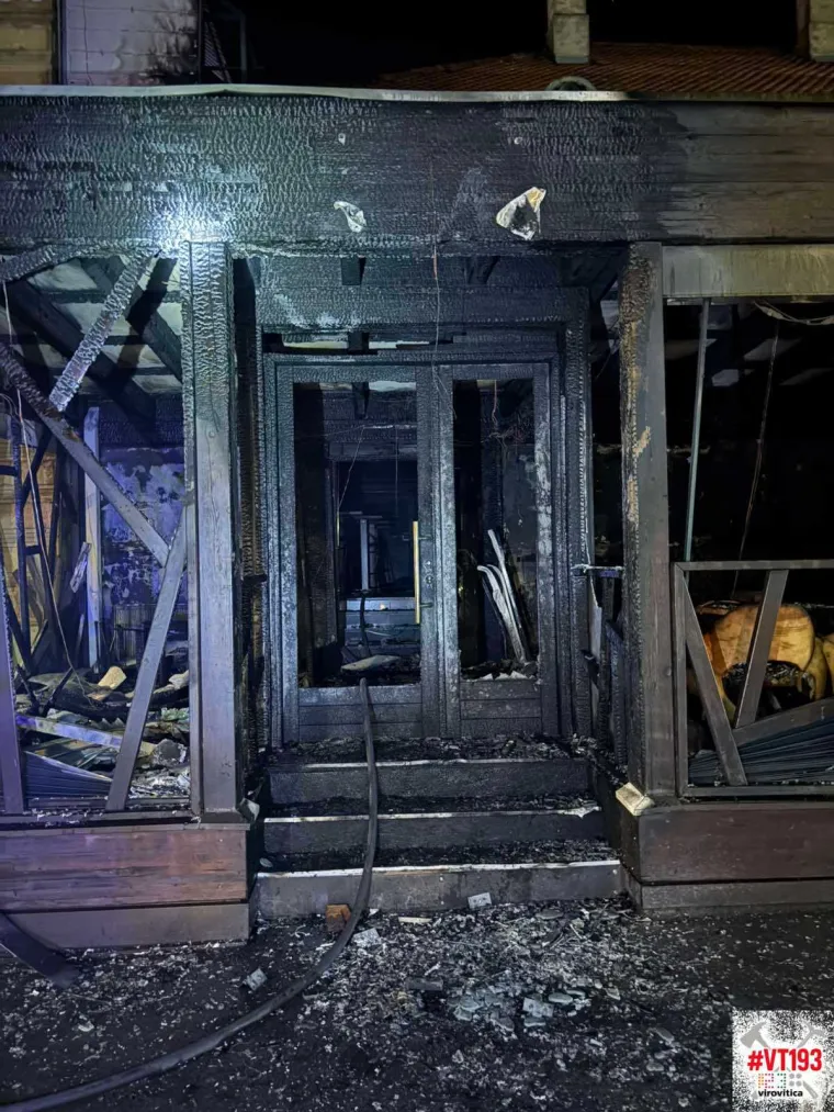 Požar u virovitičkom noćnom klubu je podmetnut! Gorio je i prije nekoliko mjeseci...