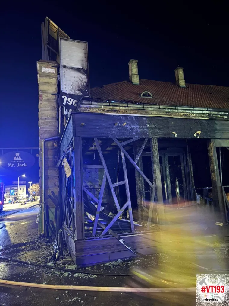 Požar u virovitičkom noćnom klubu je podmetnut! Gorio je i prije nekoliko mjeseci...