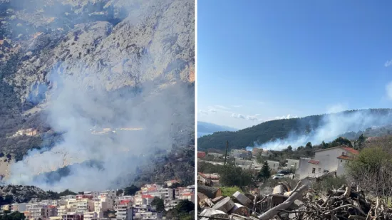 Planuo požar iznad Makarske, vatrogasni zapovjednik: 'Sve snage su na terenu'