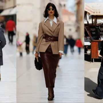 Dama s dugim bobom u bež sakou i kožnoj suknji ukrala sve poglede na zadarskoj &scaron;pici