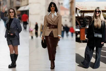 Dama s dugim bobom u bež sakou i kožnoj suknji ukrala sve poglede na zadarskoj &scaron;pici