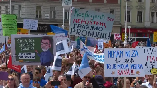 Liječnici i nastavnici izlaze na ulicu: 'Socijalni dijalog je mrtav, Vlada ne radi ni&scaron;ta!'