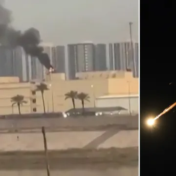 Eksplozije i vatra kod američkog veleposlanstva: Pogledajte &scaron;to je sve letjelo nebom