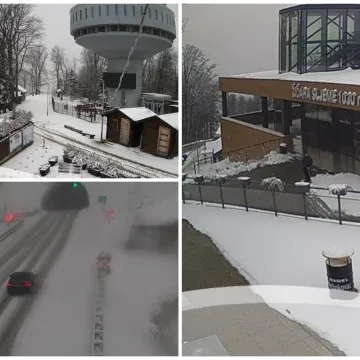 Mislili ste da je zimi kraj? Snijeg prekrio dijelove Hrvatske, a vjetar zatvorio autoceste