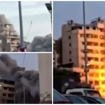 Kamere ulovile trenutak kada je izraelski projektil pogodio stambenu zgradu: Uru&scaron;ila se u trenu