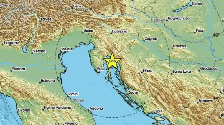 Potres na otoku Krku, osjetio se i u Rijeci: 'Zvučalo je stra&scaron;no... kuća je jako podrhtavala'