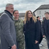 Thompson ponosniji nego na Hipodromu: Kći Diva Marija blista u uniformi Hrvatske Vojske